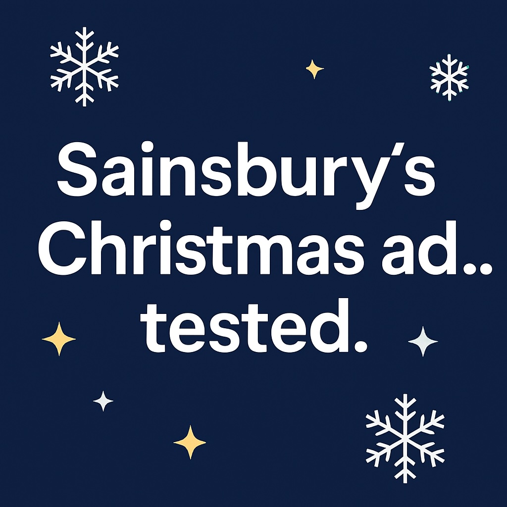 Sainsbury’s Christmas Ad Tested